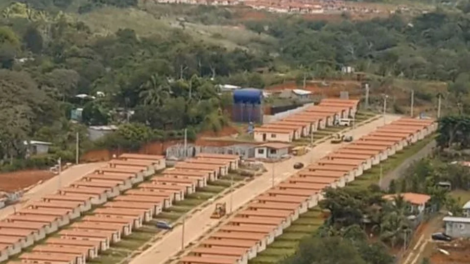 Vista elevada del proyecto terminado El Roble de Arraiján